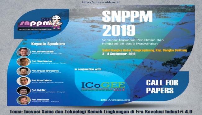 Seminar Nasional Penelitian dan Pengabdian pada Masyarakat 2019