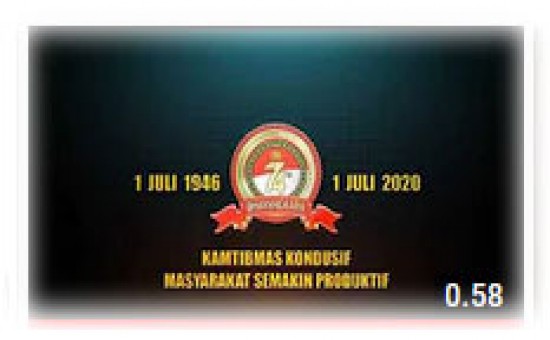 Video Selamat HUT Bhayangkara Ke-74