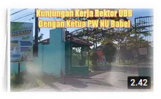Video Pimpinan UBB Silaturahmi ke Pemuka Agama