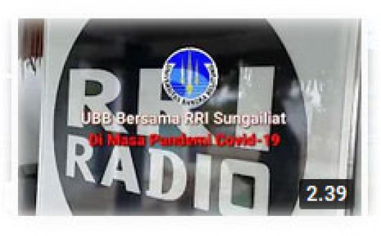 Video UBB Bersinergi Bersama RRI S.Liat