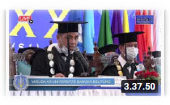 Video Wisuda XX Program Strata 1 Universitas Bangka Belitung 12 Agustus 2020