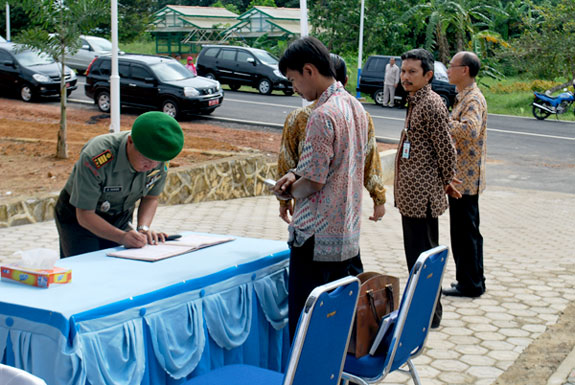 Tamu undangan Perwakilan dari Korem Garuda Jaya