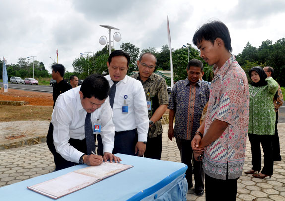 Tamu undangan Perwakilan dari Bank Sumsel Babel