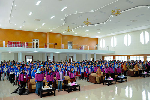 Upacara Pelepasan Peserta KKN UBB 2011 di Bangka Tengah